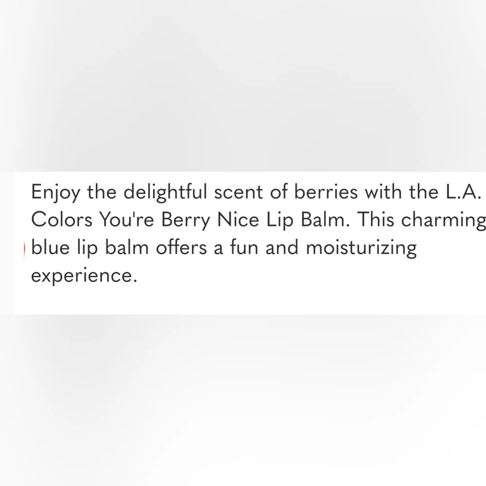 3 Set. Lip Balm - Chocolate, Berry and Mint Flavors.